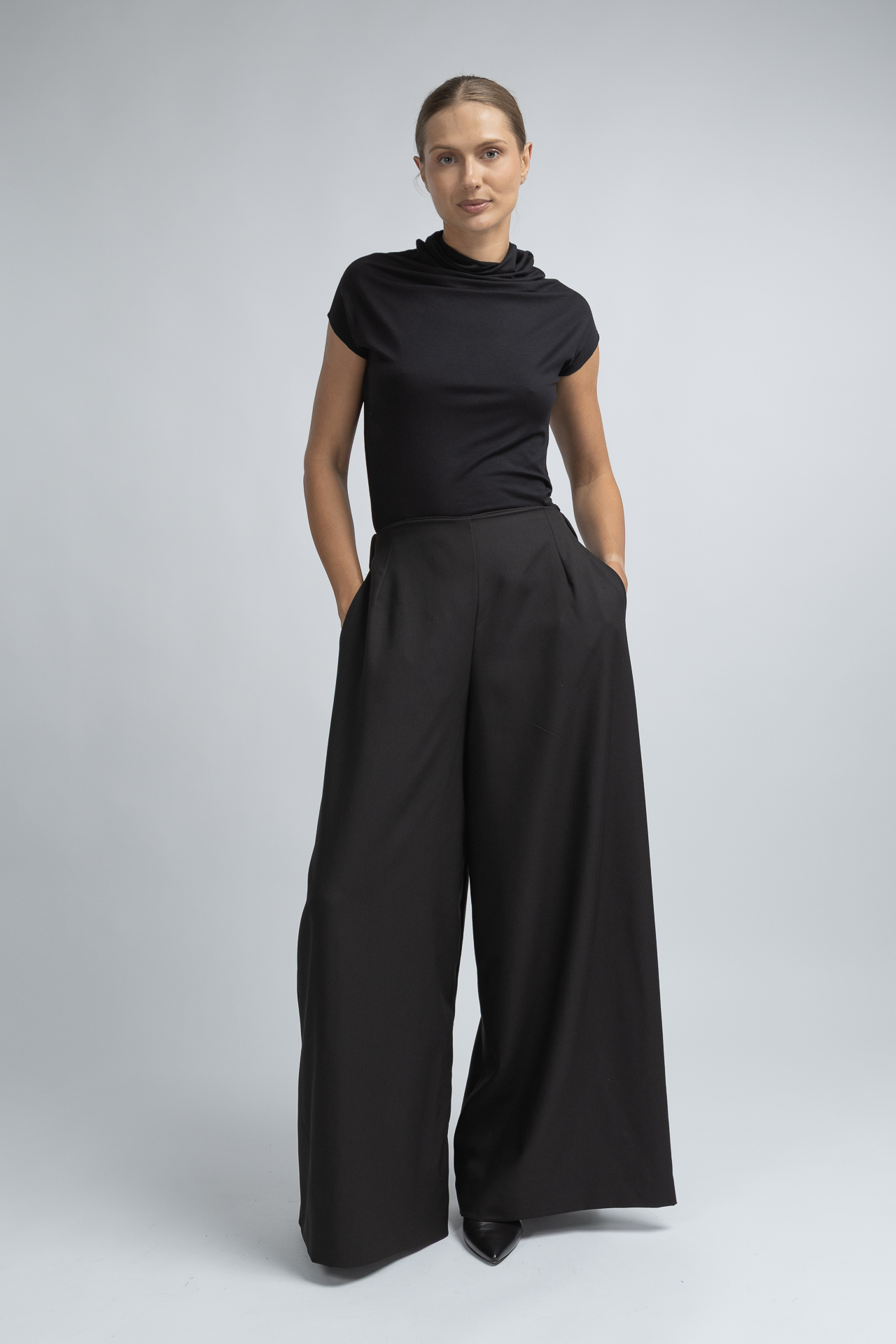 Wide Leg Tiril Pants - obrazek 2