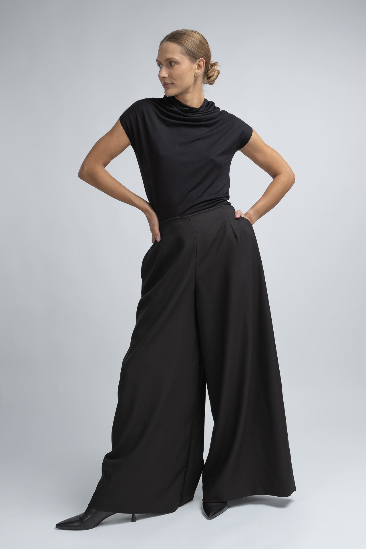 Wide Leg Tiril Pants - obrazek 4